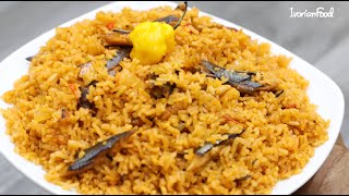 IvorianFood  Recette  Riz Gras aux Poissons Secs [upl. by Sitoel]