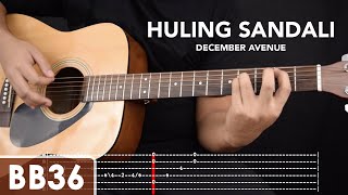 Huling Sandali  December Avenue Guitar Tutorial [upl. by Harim]