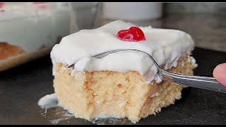 TRES LECHES Cake  Homemade Tres Leches Cake Recipe [upl. by Pace]