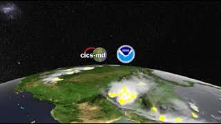 VR 360 View  GOES16 Captures Lightning HotSpot of Lake Maracaibo in Venezuela [upl. by Jocko589]