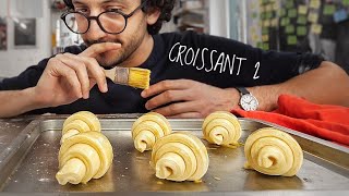 I Try To Make Croissants For The First Time [upl. by Anaj]