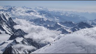 Skiing the 15778ft Mont Blanc [upl. by Secnirp]