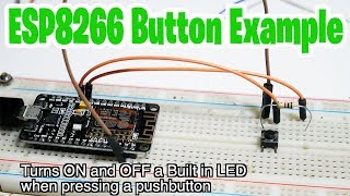 NodeMCU ESP8266 Button example [upl. by Farro]