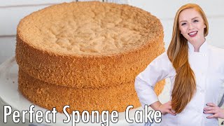 How to Make the PERFECT Sponge Cake EASY NoFail Recipe [upl. by Premer]