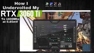 How I Undervolted my RTX 3060 Ti [upl. by Lonni910]