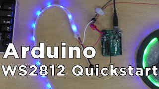 How to use WS2812B RGB LEDs with Arduino [upl. by Dyol7]