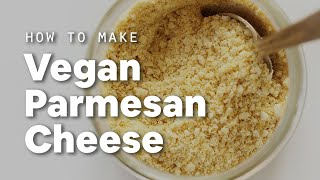 How To Make Vegan Parmesan Cheese  Minimalist Baker Recipes [upl. by Nanda]