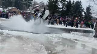 Pickerel Lake Jump In amp Water Skipping 2013 [upl. by Baese]