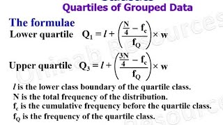 Statistics Quartiles of Grouped Data [upl. by Naoh]