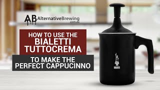 How to Use the Bialetti Tuttocrema Milk Frother [upl. by Mariquilla97]