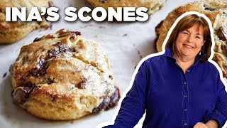 Ina Gartens Chocolate Pecan Scone Recipe  Barefoot Contessa Cook Like a Pro  Food Network [upl. by Kcaz]