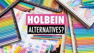 The BEST Holbein ALTERNATIVES Testing PASTEL colored pencils Pastelowe Marco Prismacolor… [upl. by Margherita]