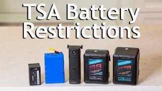 TSA Battery Restrictions  Flying with Lithium Ion [upl. by Tap]