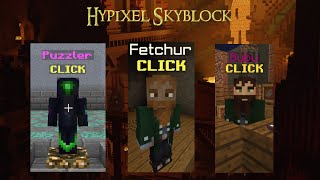 Every QuestNPC In the Dwarven Mines  Hypixel Skyblock [upl. by Noremak]