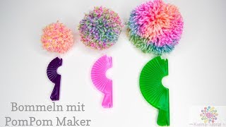 Super einfache Bommeln machen  PomPom Maker [upl. by Nodyroc25]