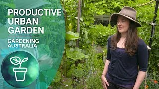 A highly productive smallscale urban garden  Urban Farming  Gardening Australia [upl. by Bohi]