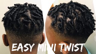 How to do twist On short hair 2020 [upl. by Bradlee]