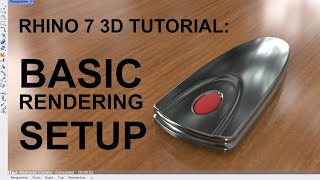 Rhino 7 Basic Rendering Tutorial [upl. by Dougal]