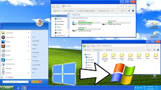 How to make Windows 10 to look like Windows XP [upl. by Atiuqa751]