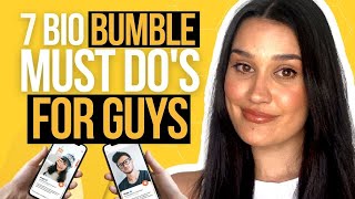 7 Bumble Bio To Dos For Guys [upl. by Dippold100]