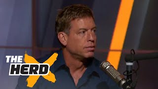 Troy Aikman isn’t petty for responding to Patrick Mahomes comparisons – Stephen A  First Take [upl. by Ahsirek]