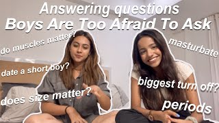 Answering Questions Boys Are Too Afraid To Ask GIRLS ftREEM SHAIKHVRIDDHI PATWA [upl. by Lizzy]