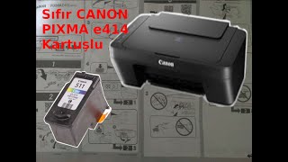 Canon Yazıcı Kurulumu e414 Nasıl Yapılır [upl. by Ahcire]