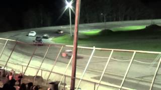 Wiscasset Speedway Thunder 4 Feature Part 1 51615 [upl. by Eniamraj]