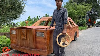 Restoration ROLLROYCE Wooden  Restore Wood Car [upl. by Portingale680]