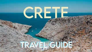 HOW TO TRAVEL CRETE  Best Beaches And Places  GREECE TRAVEL GUIDE [upl. by Klatt]