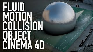 Cinema 4D tutorial  Collision object [upl. by Telfer]