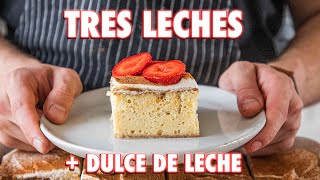 Easy Tres Leches Cake Completely From Scratch [upl. by Tibbitts]