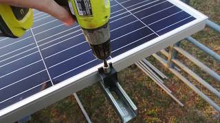 BUILDING A 10000 WATT SOLAR FARM  Part 1 [upl. by Macmullin]