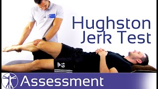 Jerk Test of Hughston  Anterior Cruciate Ligament ACL Tear amp Anterolateral Rotatory Instability [upl. by Inverson768]