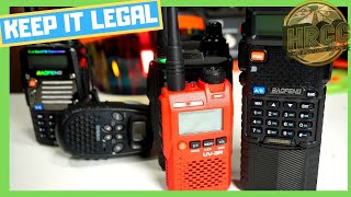 Is Transmitting On FRS GMRS amp MURS With Ham Radios Baofeng Legal [upl. by Yenaffit]