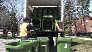 New Green Bin deliveries and collection [upl. by Chemaram]