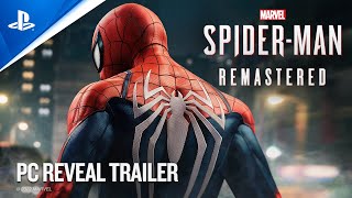 Marvels SpiderMan Remastered  PC Reveal Trailer [upl. by Conover156]