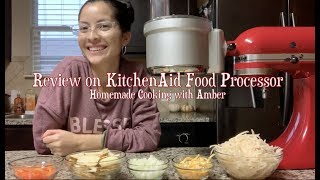 KitchenAid Food Processor Attachment Demo amp Review [upl. by Isabella470]