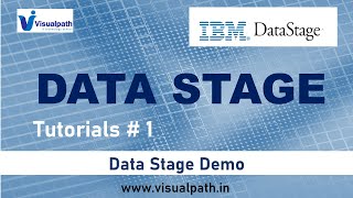 DataStage Tutorials 1  Introduction to DataStage  DataStage Online Training  Visualpath [upl. by Rubin]