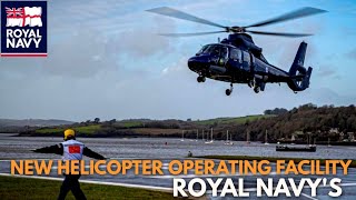 The Royal Navy officially opens a new Helicopter Operations Facility at HMNB Devonport [upl. by Thirza937]