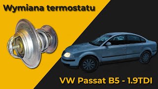 Wymiana termostatu  VW Passat B5  19 TDI [upl. by Shirline798]