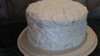 OldFashion 1950s Coconut Layer Cake [upl. by Akilat]