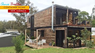 Gorgeous 150000 Shipping Container House in NSW Australia [upl. by Tanney]