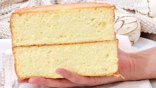 FLUFFY Vanilla Sponge Cake Recipe  The BEST Genoise Sponge Cake [upl. by Efrem]