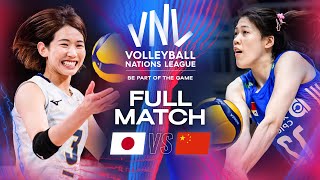 Japan 🇯🇵 Vs China 🇨🇳  2024 VNL  Full Match  Week 2 [upl. by Asilec]