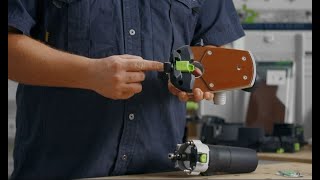 The Festool Edge Bander CONTURO KA 65 trimming and routing [upl. by Anigger]