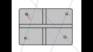 Statique graphique avec 4 actions mécaniques [upl. by Enaoj]