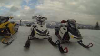 Snow Wolves  Rent a Snowmobile in Spindleruv Mlyn Czech Republic [upl. by Silsbye]