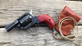 Heritage Rough Rider Custom Revolver  Shorty 9 Shot 22 WMR Barkeep Inspiration [upl. by Ynaffital107]