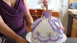 How To Make A Barbie Cake  Cake Decorating [upl. by Staten]